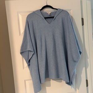 J. Jill Light Blue Poncho